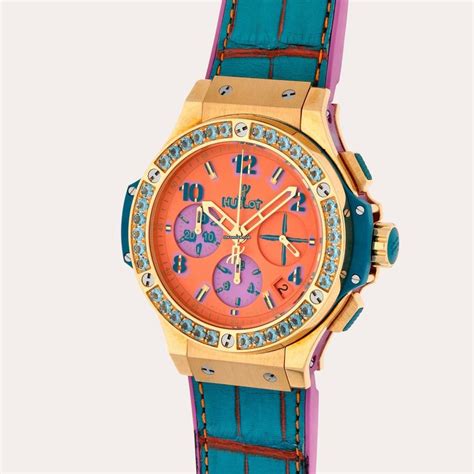 Hublot Big Bang 'pop Art Yellow Gold Blue', Reference 341.vl